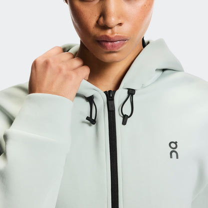 On Focus Tech Zip Hoodie Mineral (Women'S)