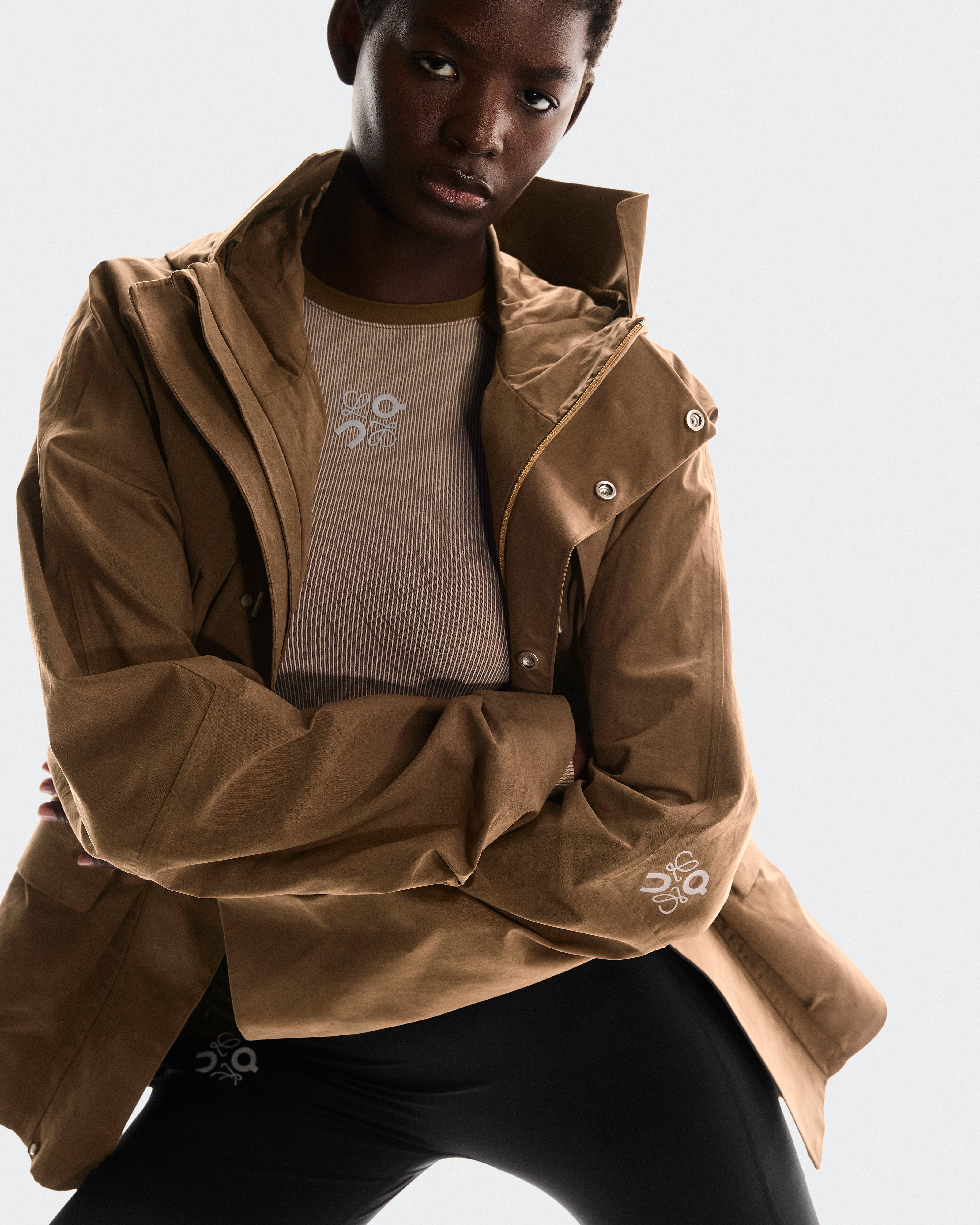 On Short Parka Loewe Toffee