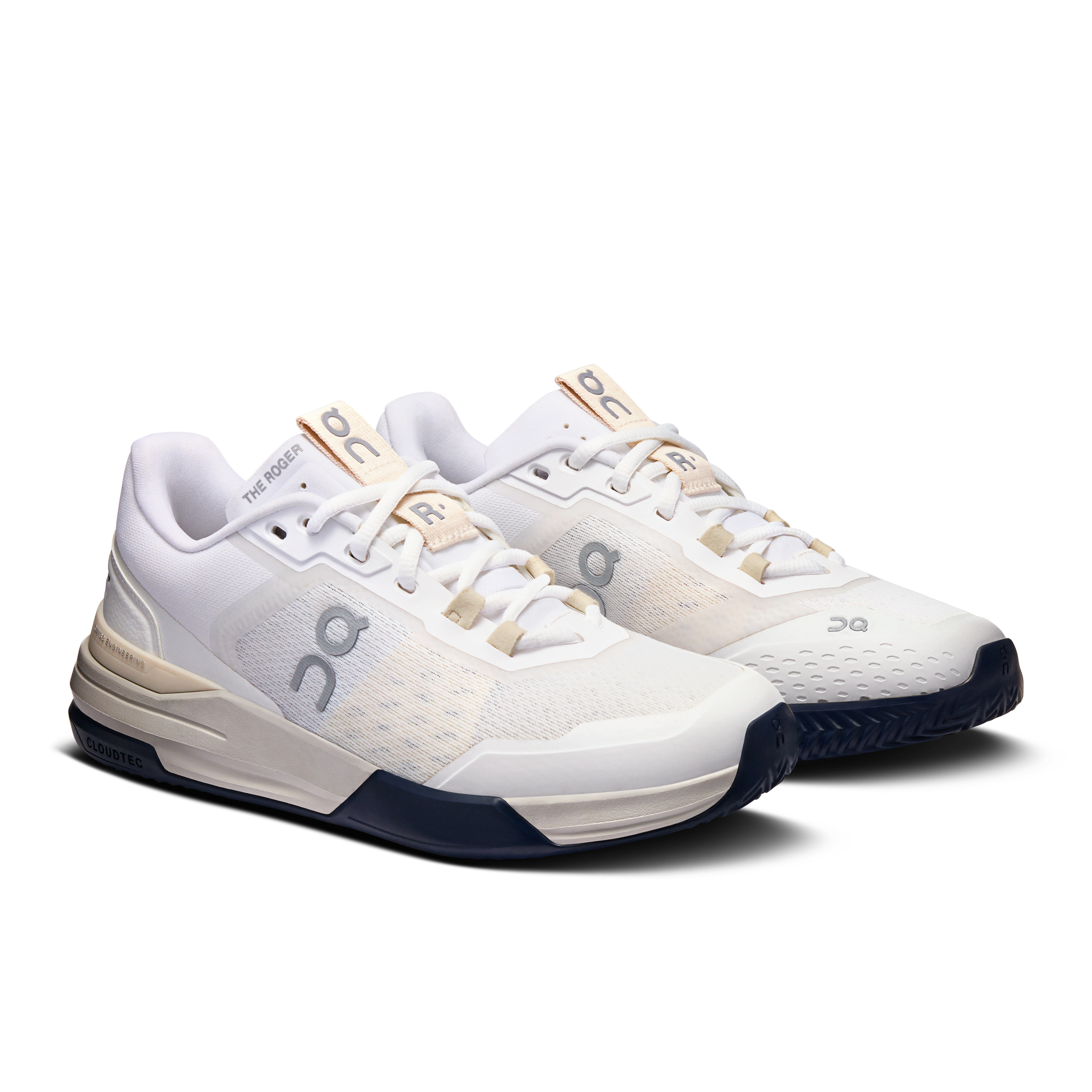 on running the roger advantage pro clay white cream (women's)