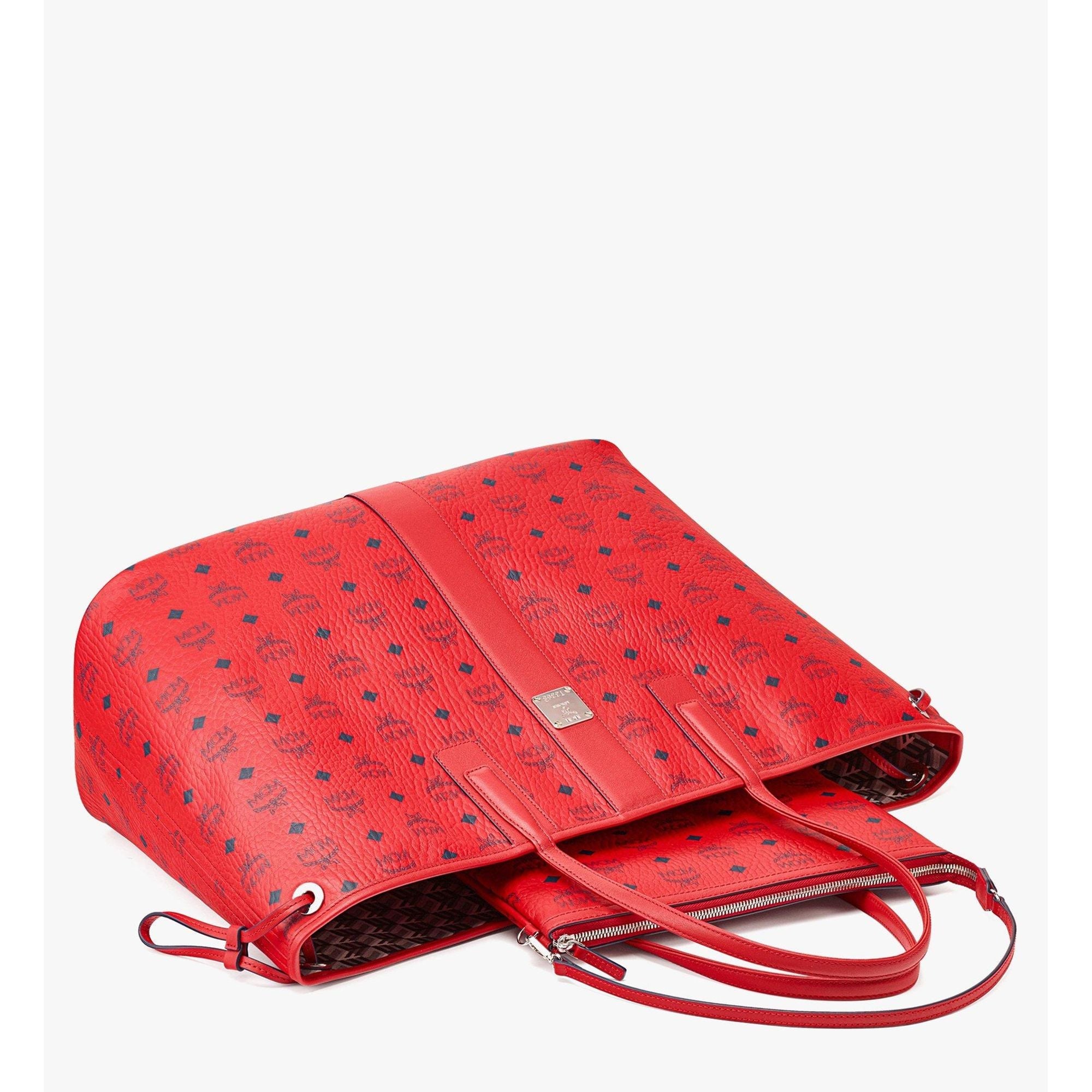 MCM Reversible Liz Shopper In Visetos