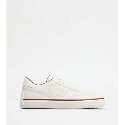 Tods Sneakers In Leather White Mens
