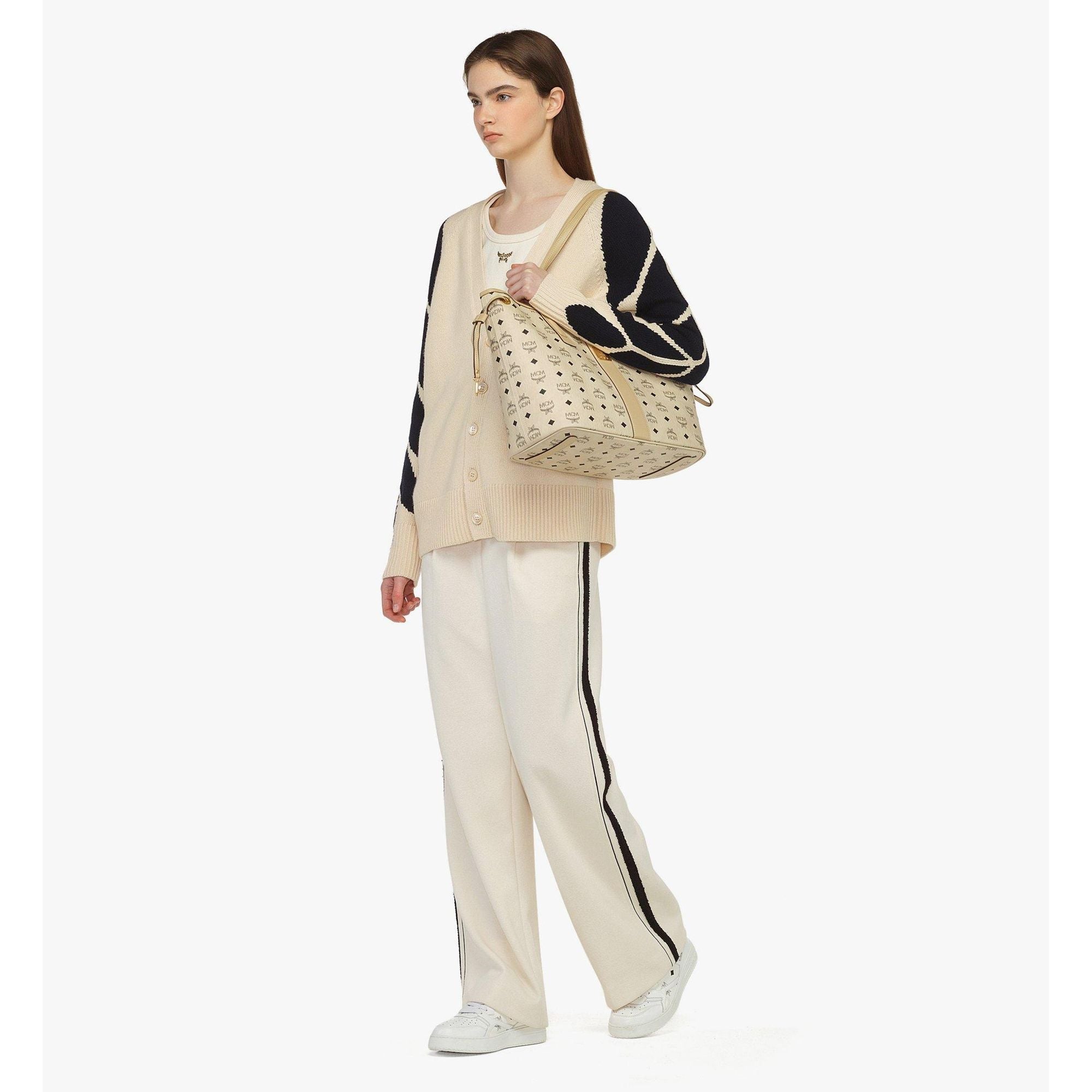 MCM Reversible Liz Shopper In Visetos