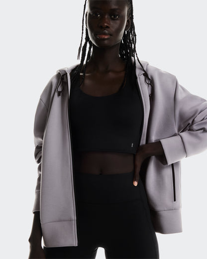 On Focus Tech Zip Hoodie Lilac (Women's)