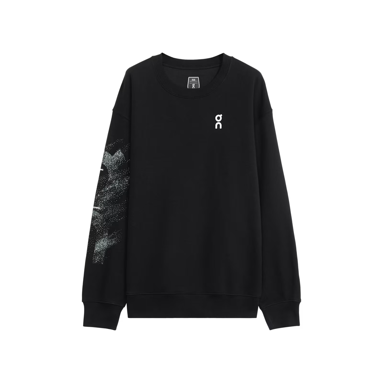 On Club Crew Graphic Black | Olive