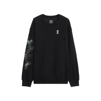 On Club Crew Graphic Black | Olive