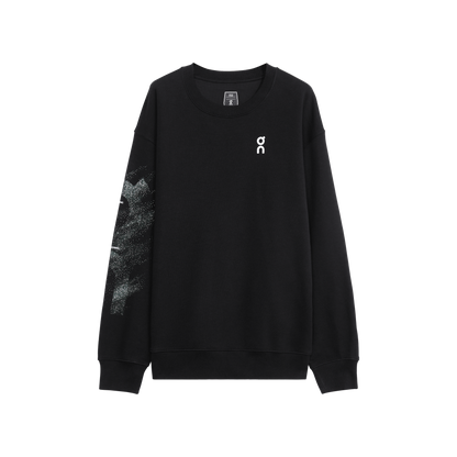 On Club Crew Graphic Black | Olive