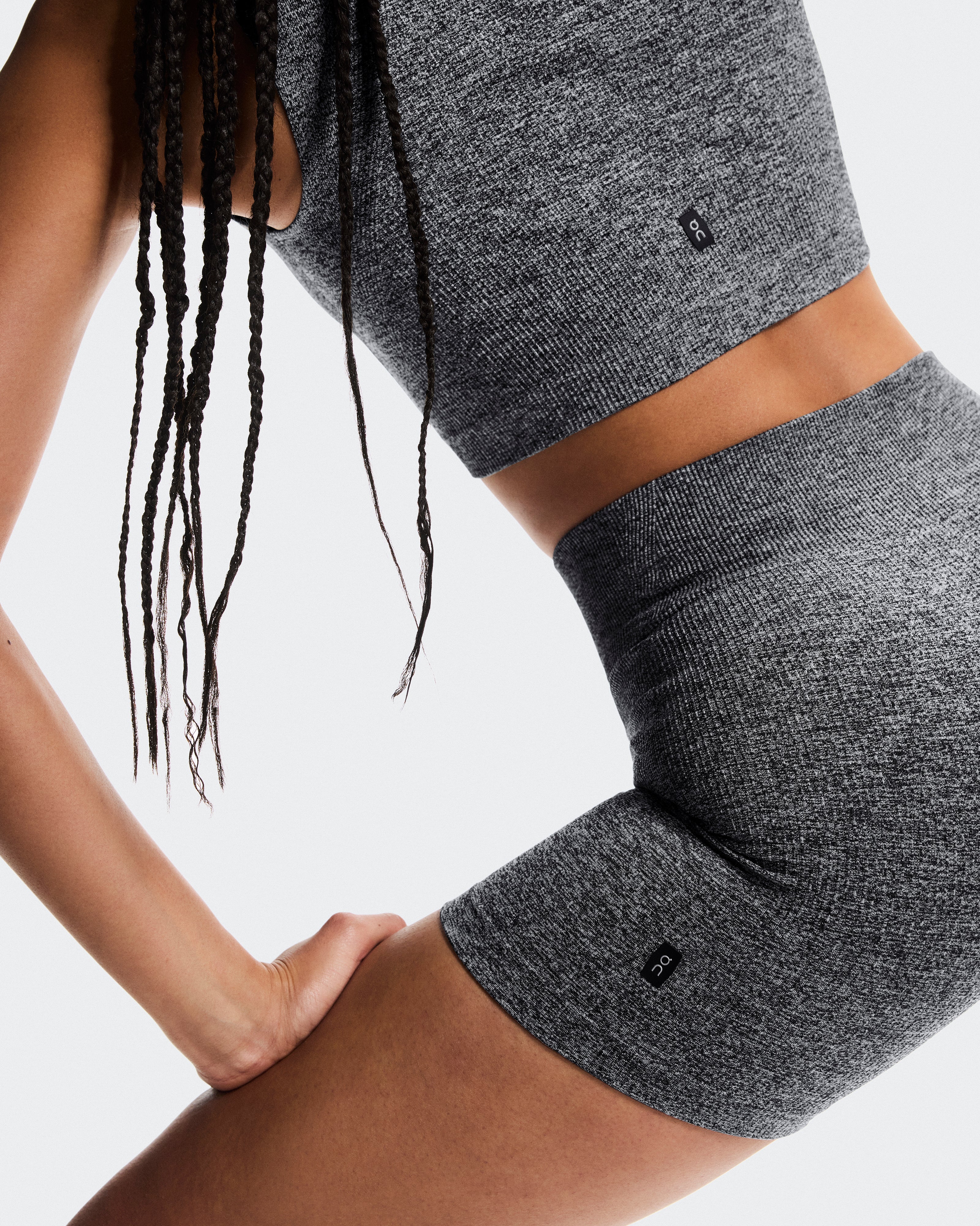 On Studio Knit Shorts Graphite Heather (Women'S)