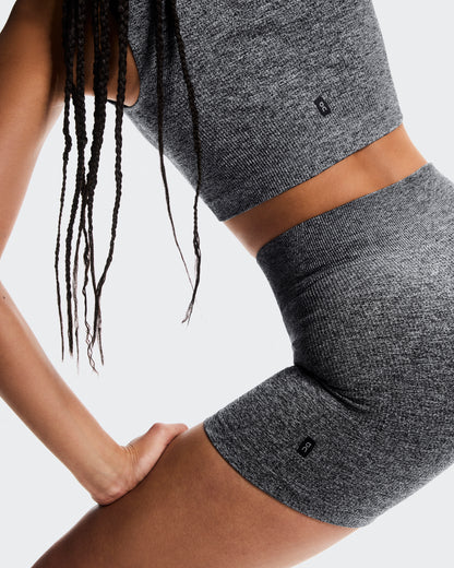 On Studio Knit Shorts Graphite Heather (Women'S)