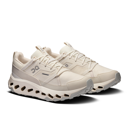 on running cloudhorizon running waterproof ivory ice (women's)