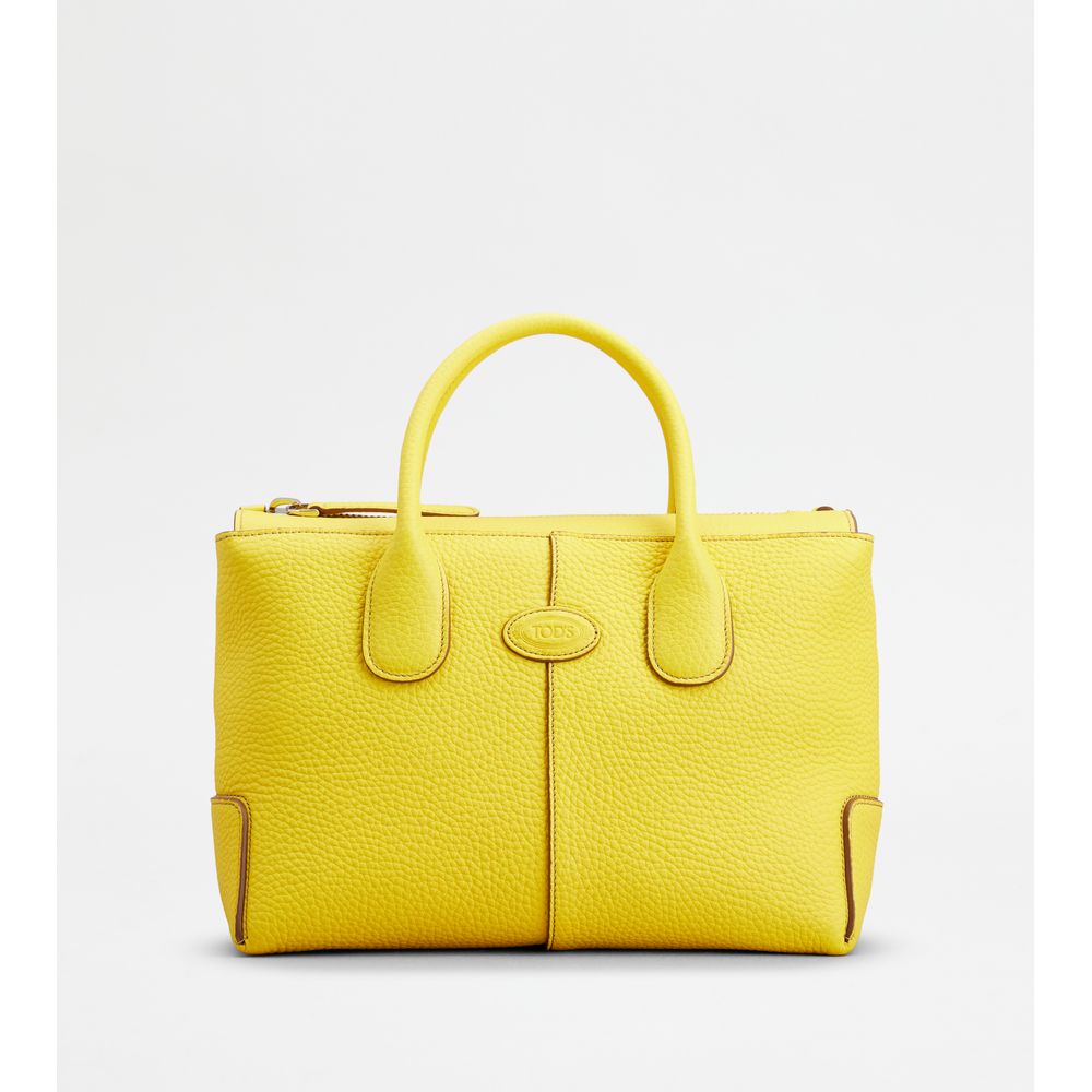 Tods Di Bag In Leather Small Yellow