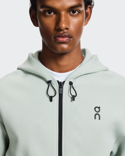 On Focus Tech Zip Hoodie Mineral