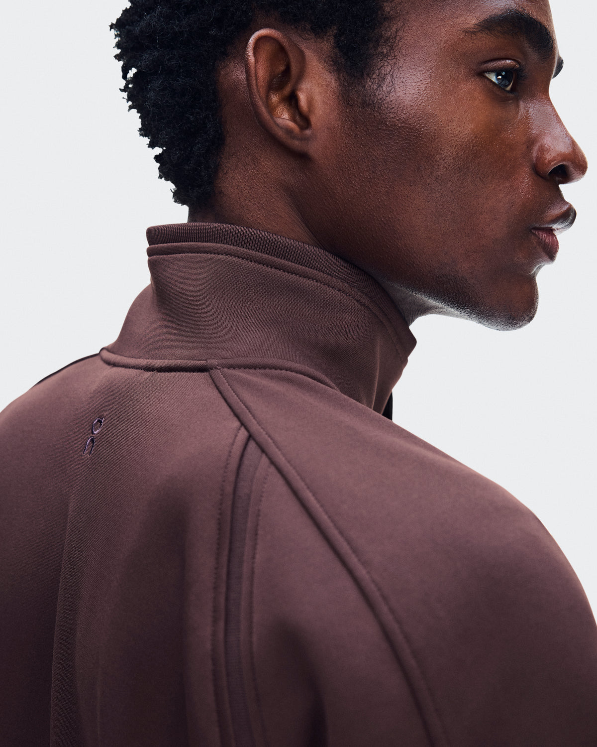 On Courtside Full-Zip Mulberry