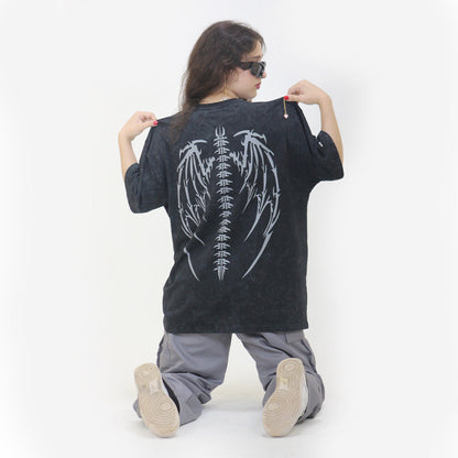 ACID WASH WINGS T-SHIRT