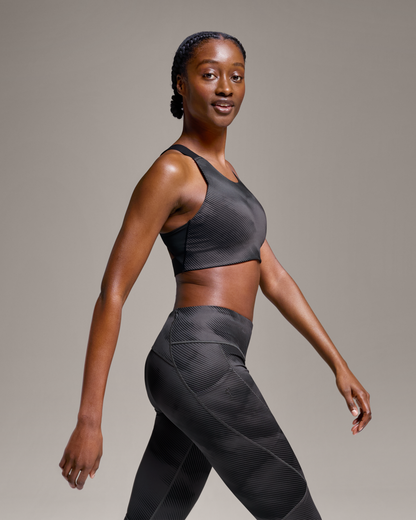 on performance graphic bra Black (Women's)
