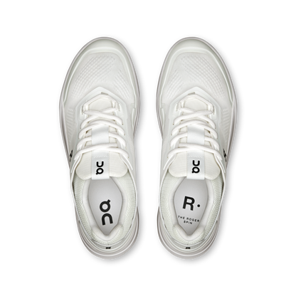 on running the roger spin white black (women's)