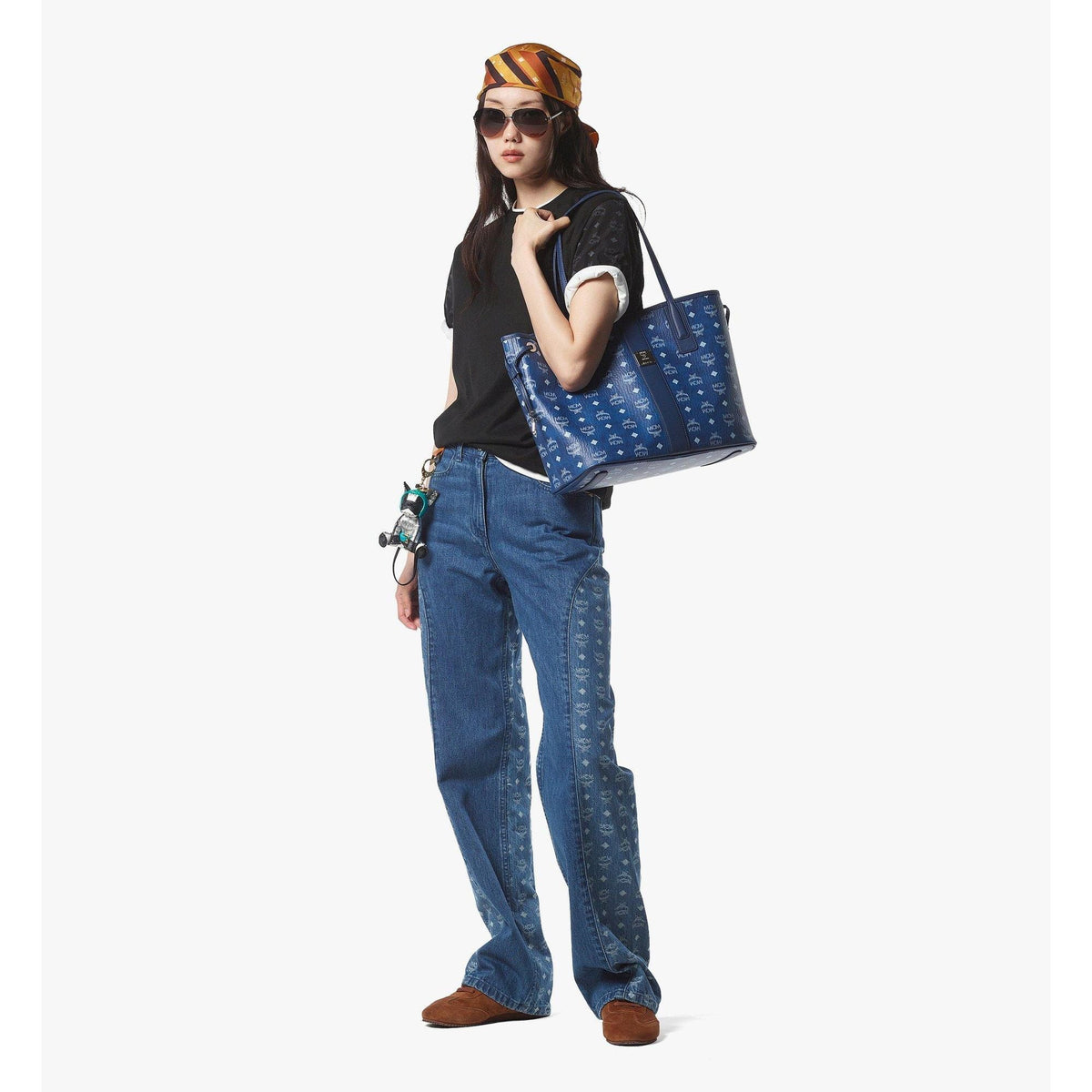 MCM Liz Shopper in Visetos