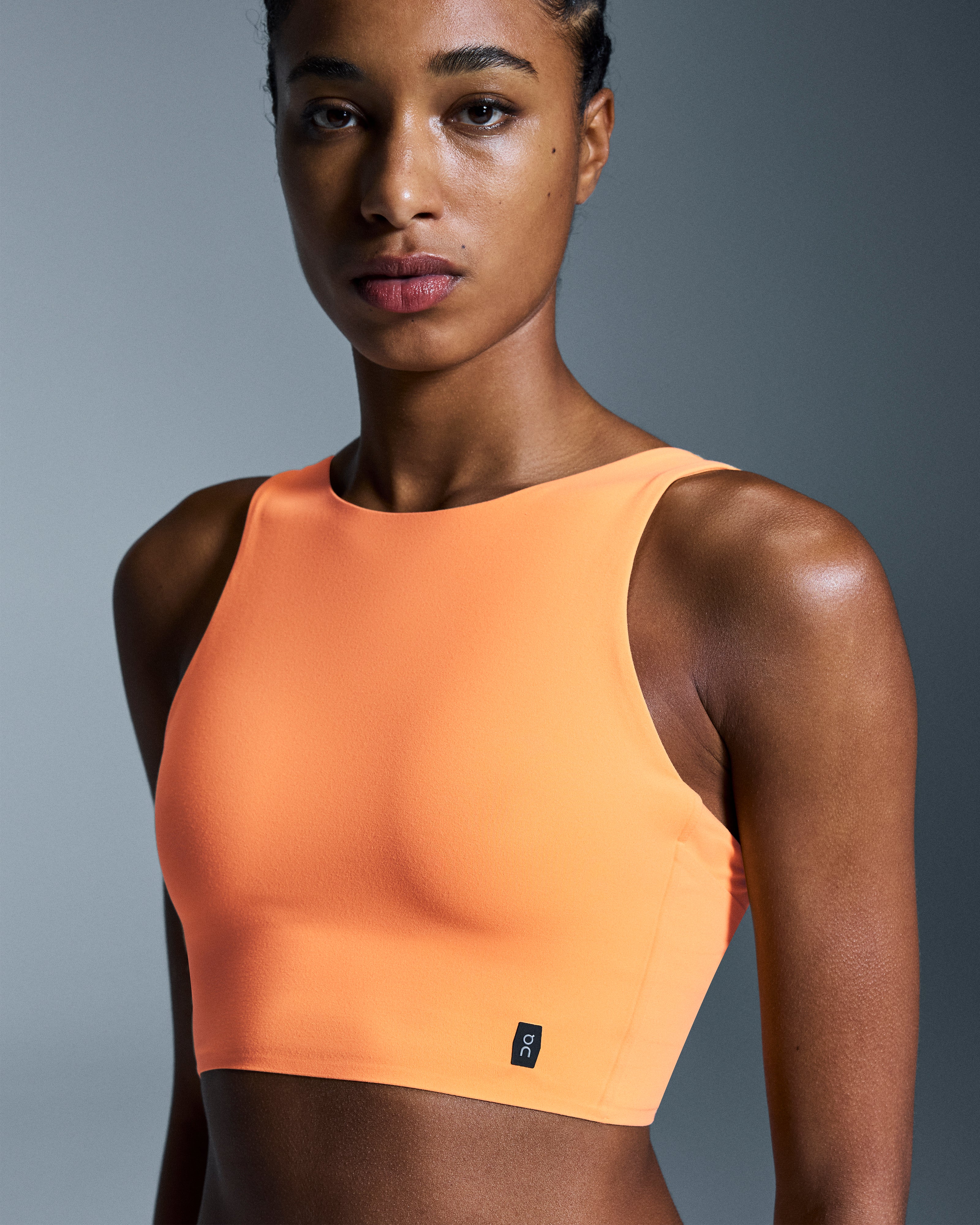 on core 2-in-1 crop Tangerine (Women's)