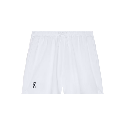 On 5" Court Shorts White