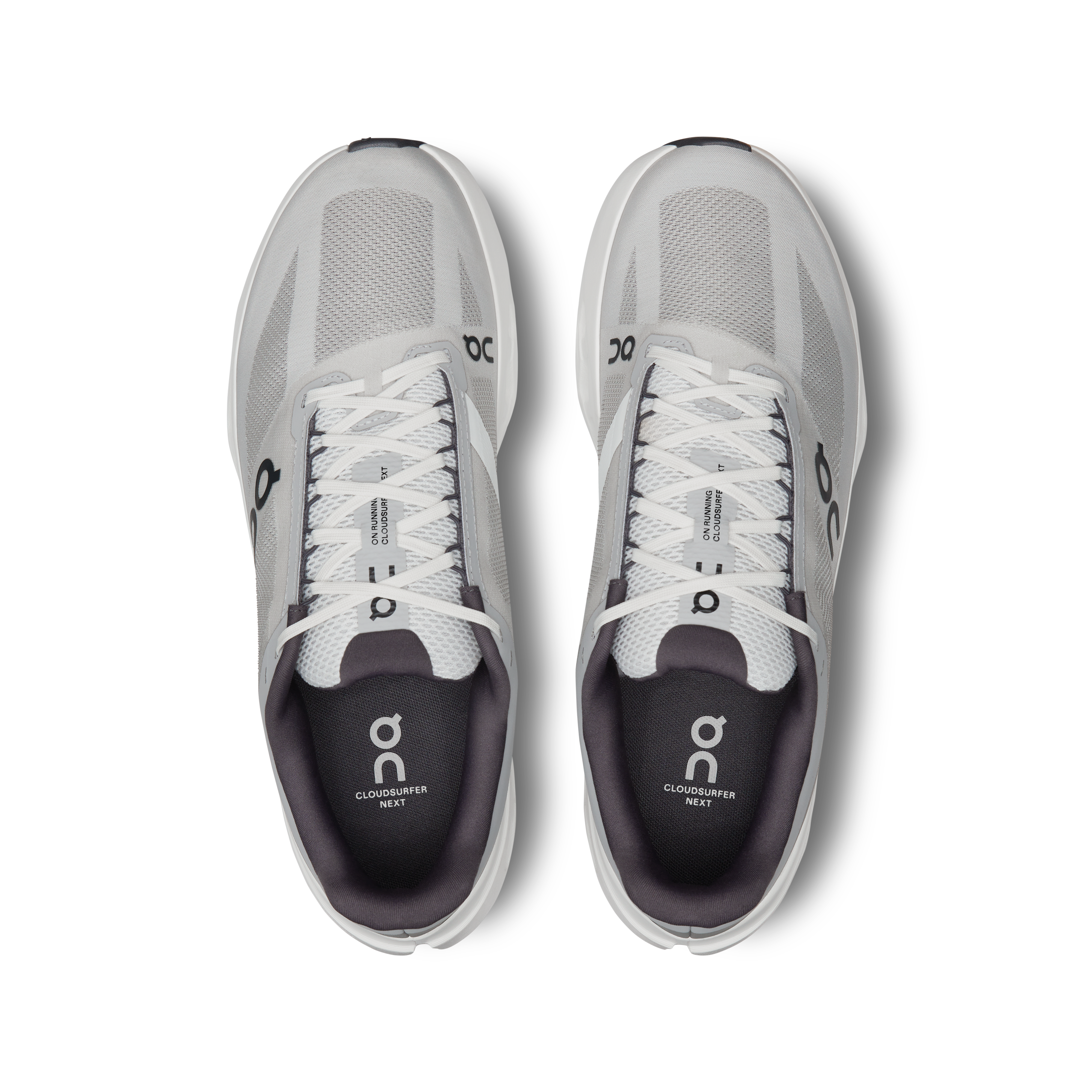 On Cloudsurfer Next Glacier White