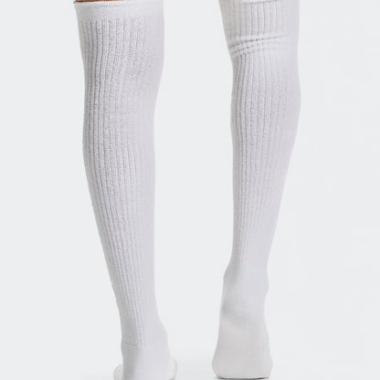 On Terry Sock Knee High White