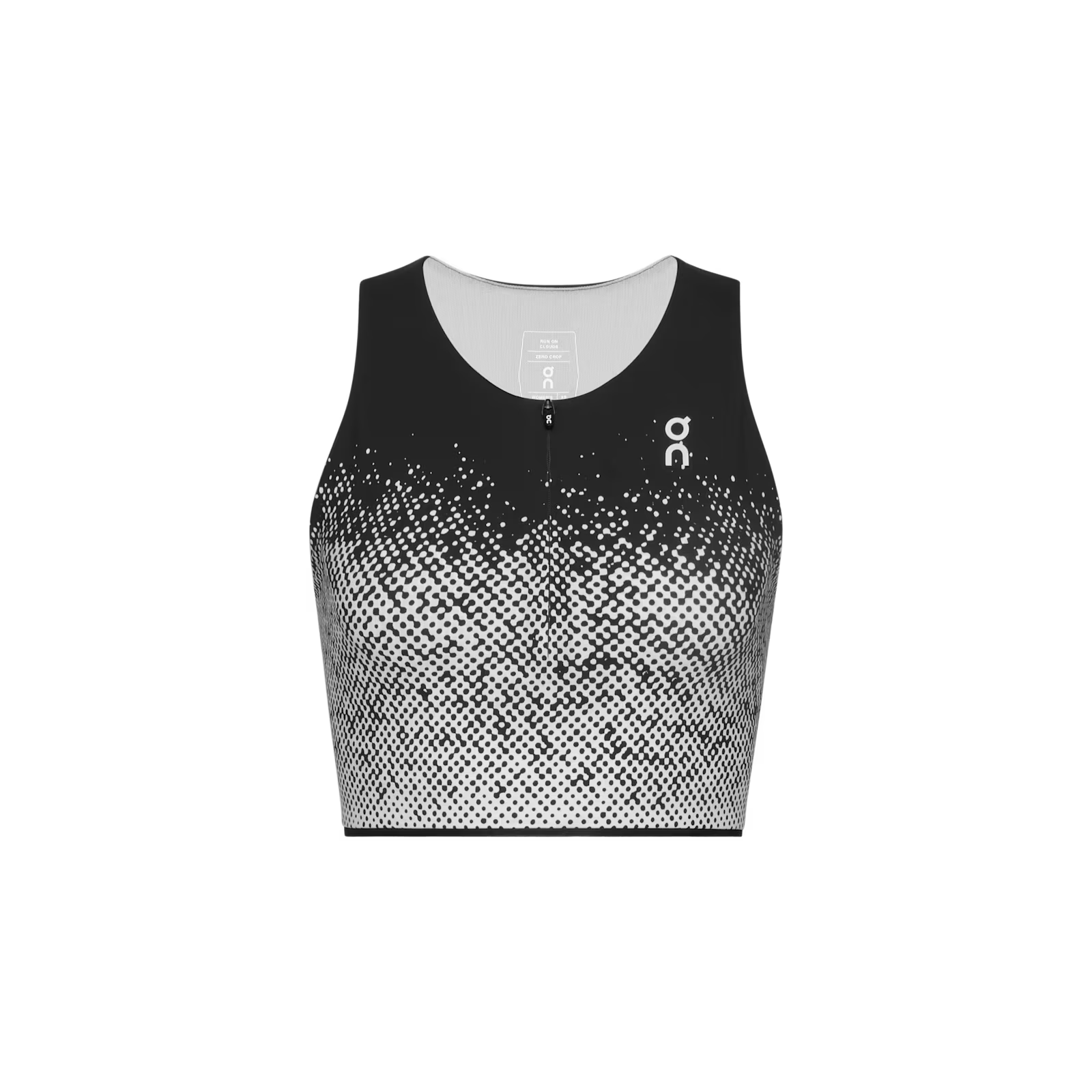 On Zero Crop White | Black (Women'S)