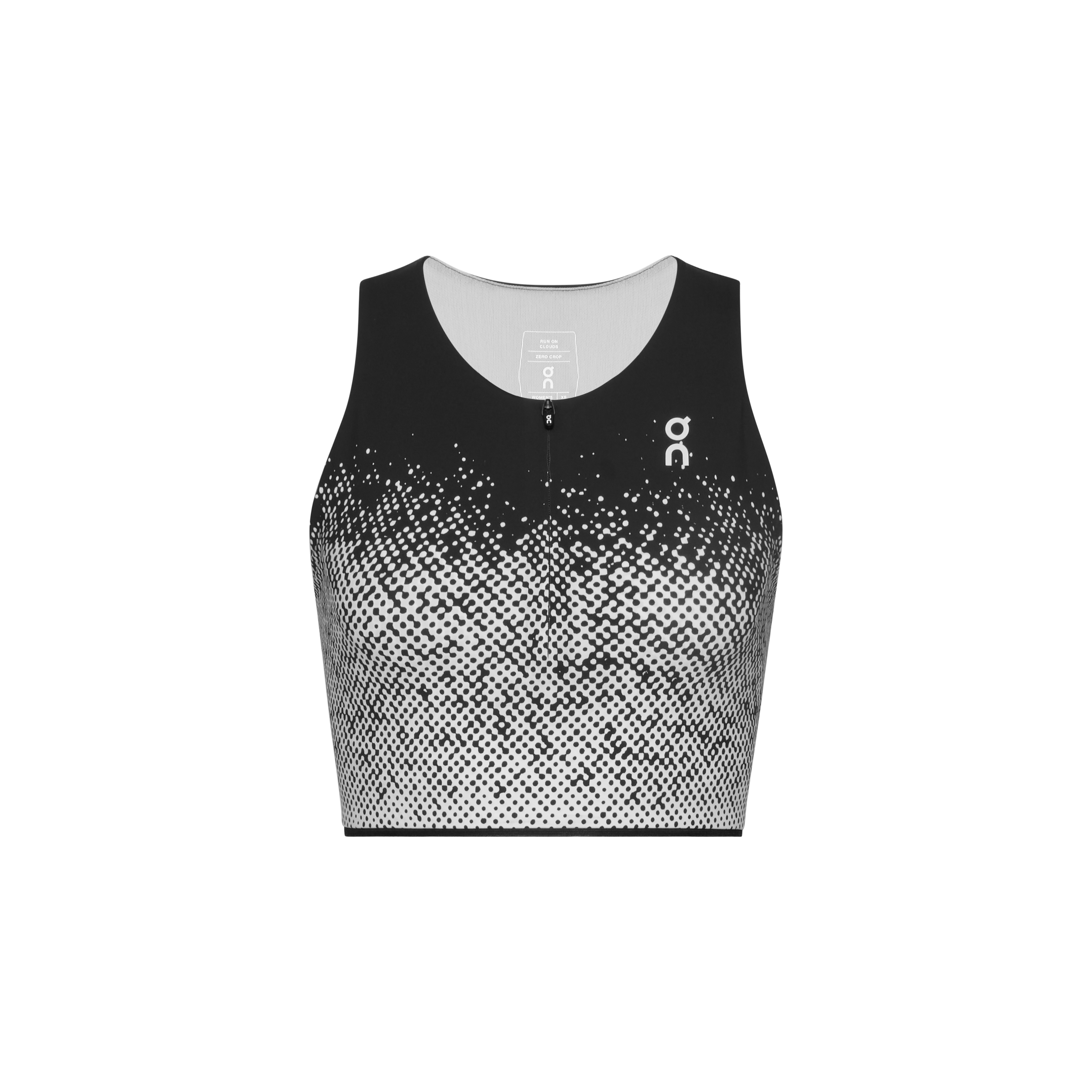 On Zero Crop White | Black (Women'S)