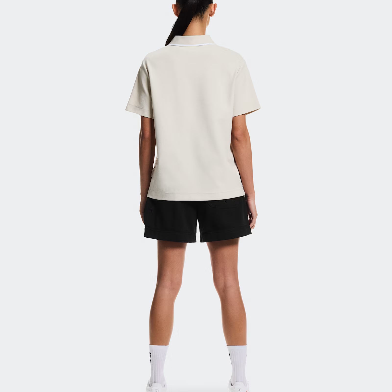 On Courtside Polo Sand | White (Women'S)