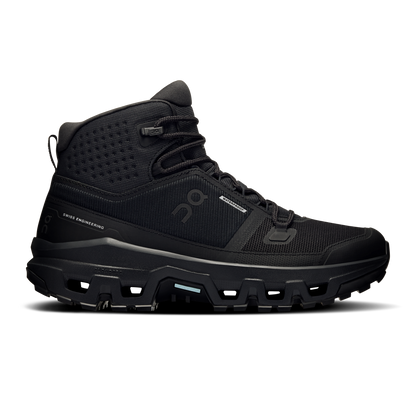 On Cloudrock Mid Waterproof Black Black (Women'S)