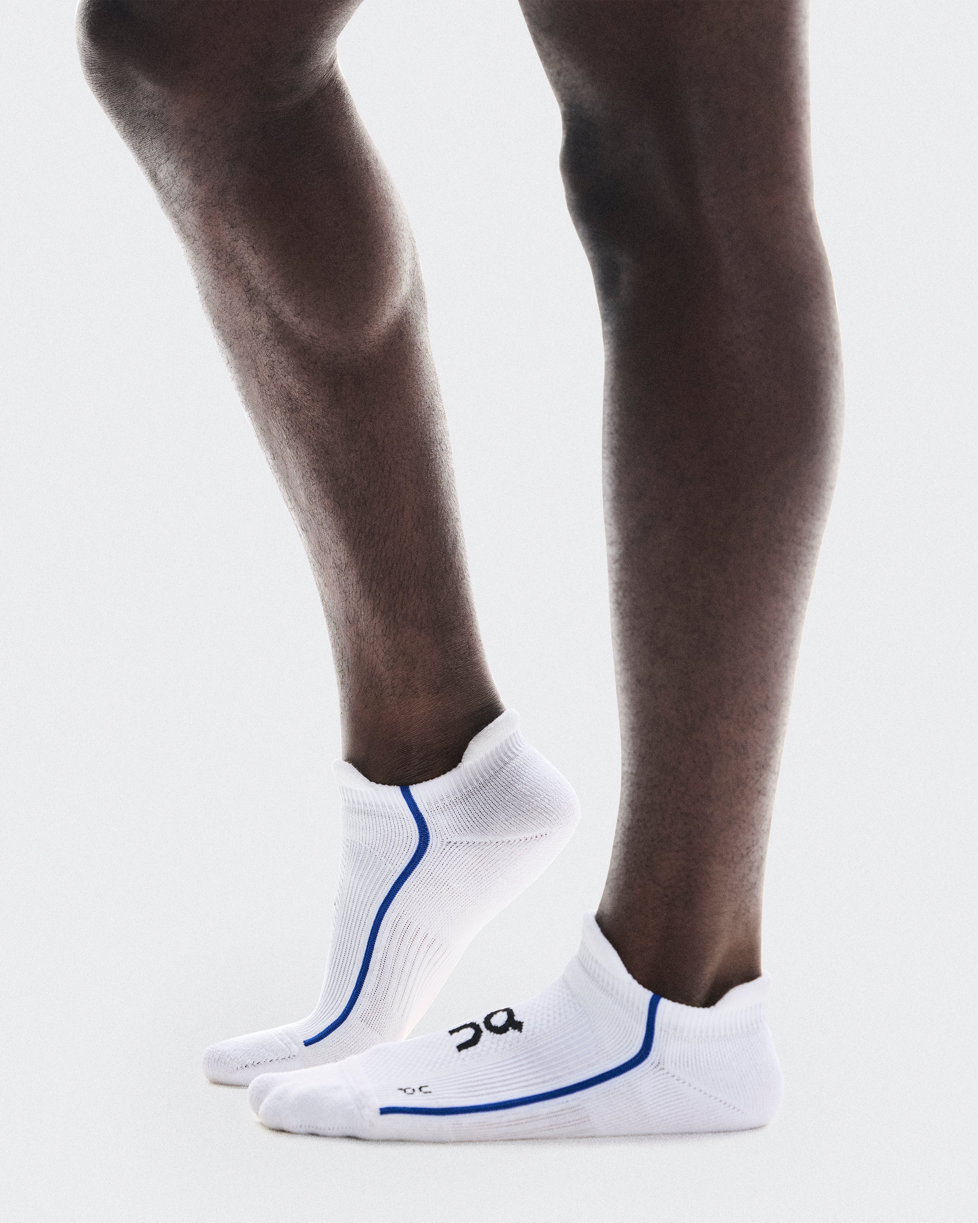 On Court Sock Low White | Indigo