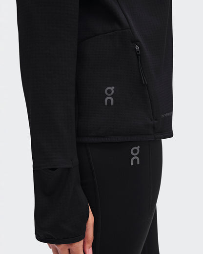 On Climate Zip Hoodie Black (Women'S)