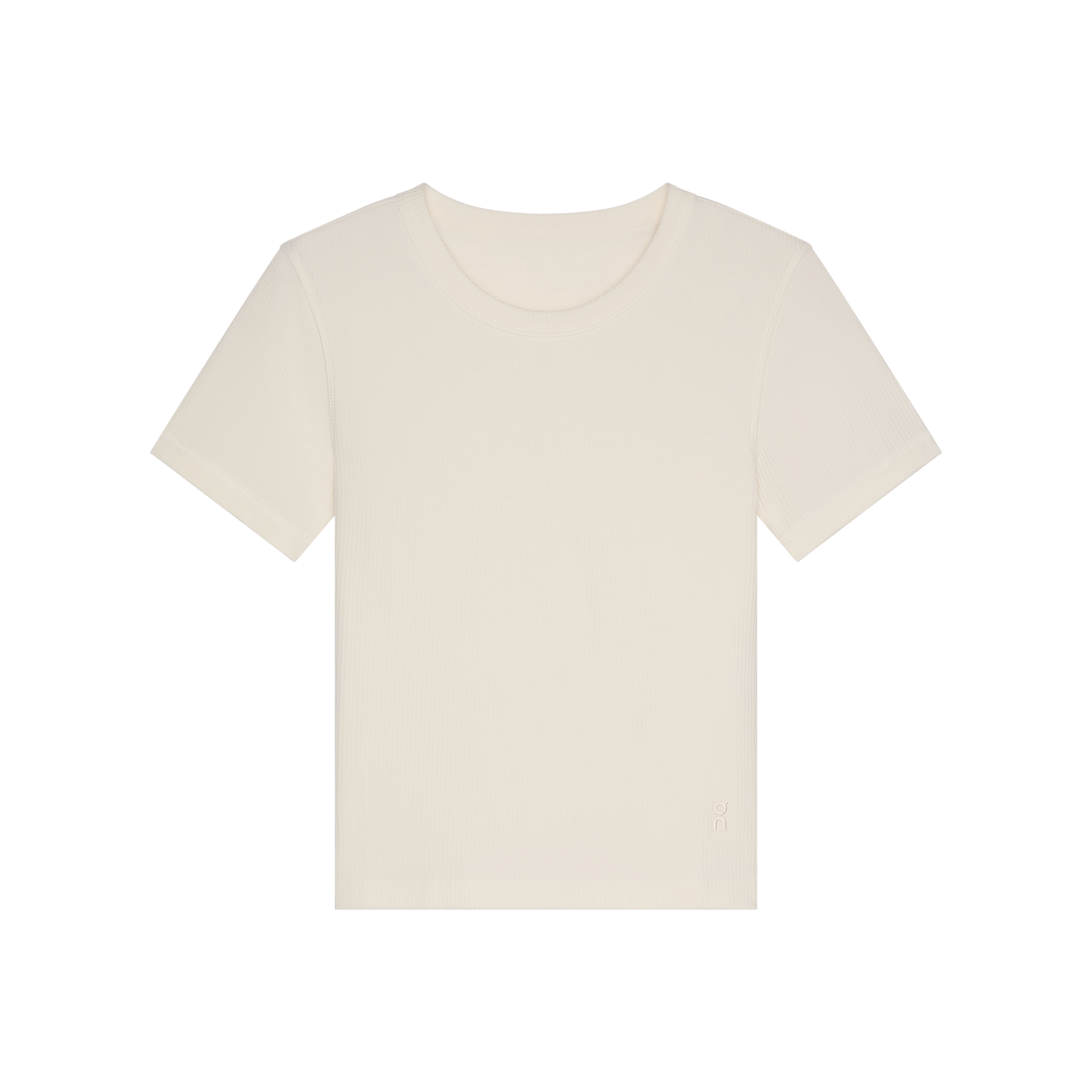 On All-Day Ribbed T-Shirt Ivory (Women'S)