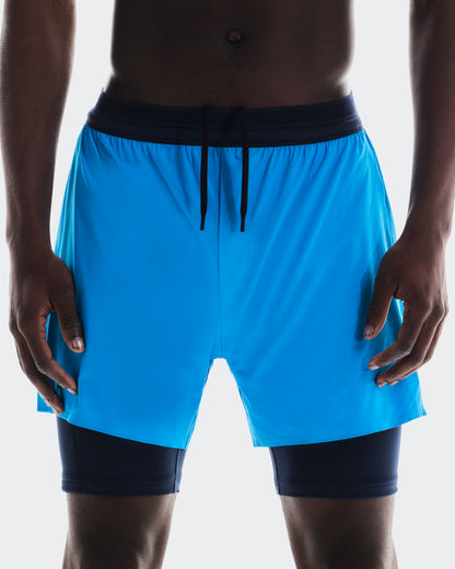 on 5" performance 2/1 shorts Malibu | Midnight
