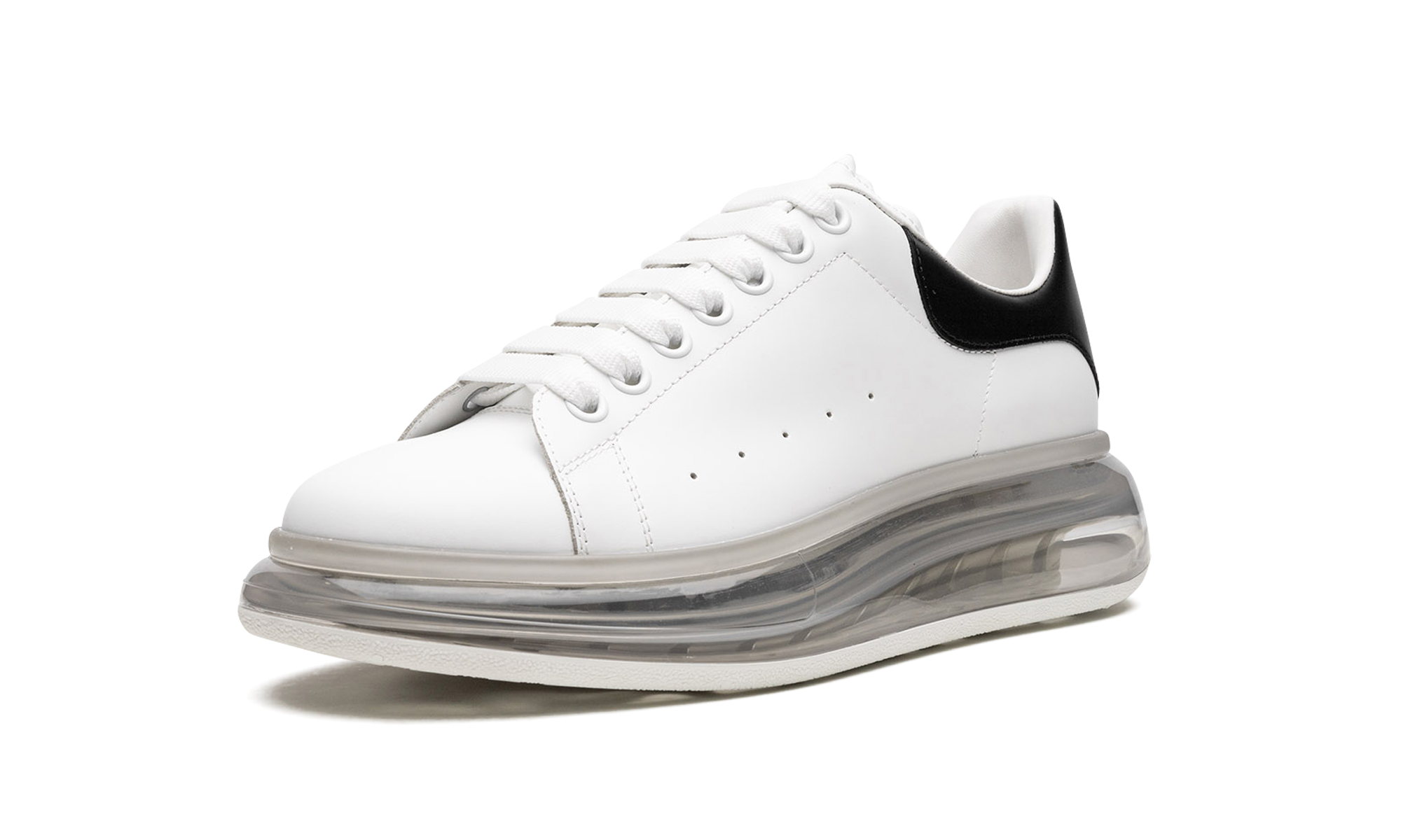 Alexander McQueen Oversized Clear Sole Black