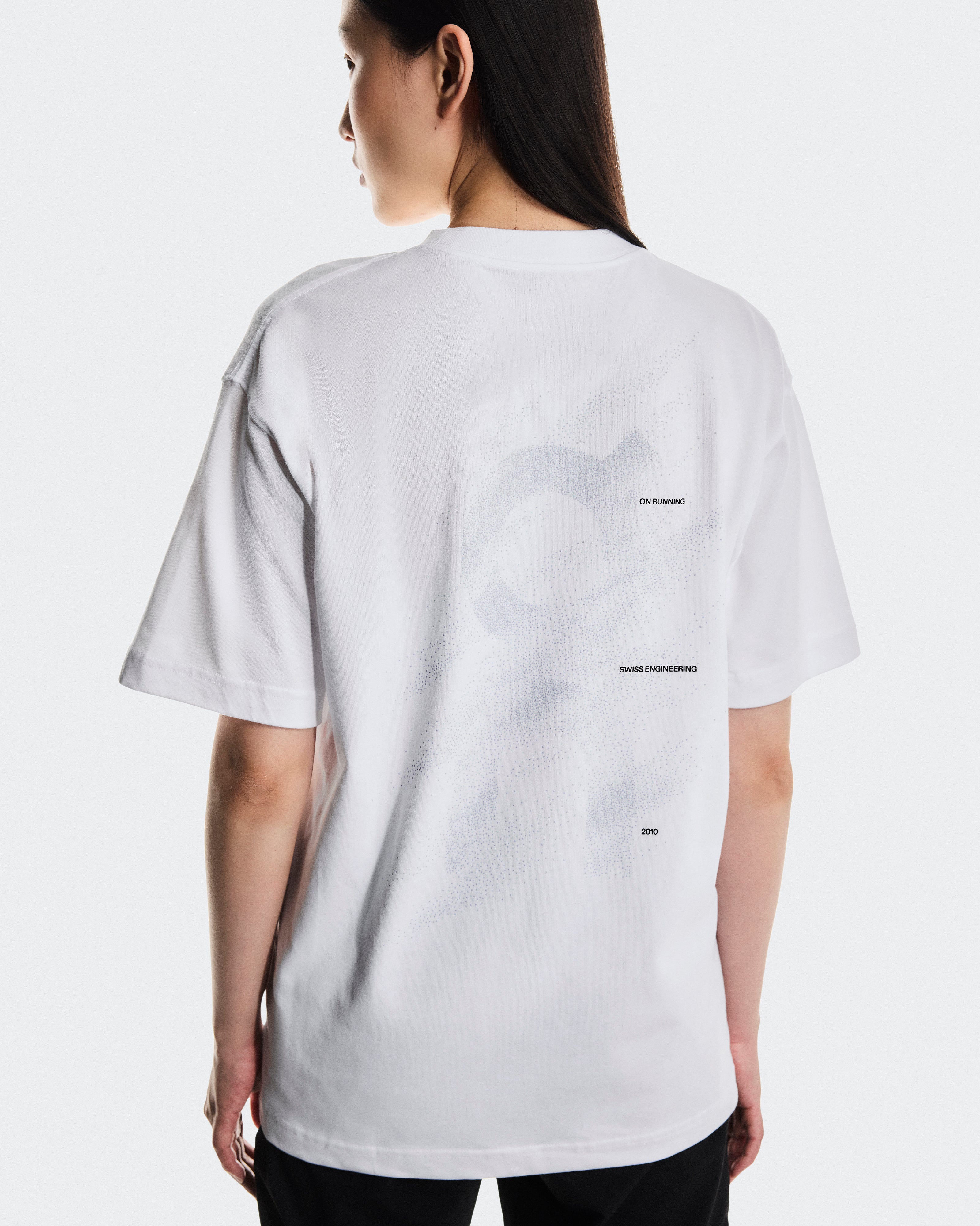 On Club T Graphic White | Blue (Women's)