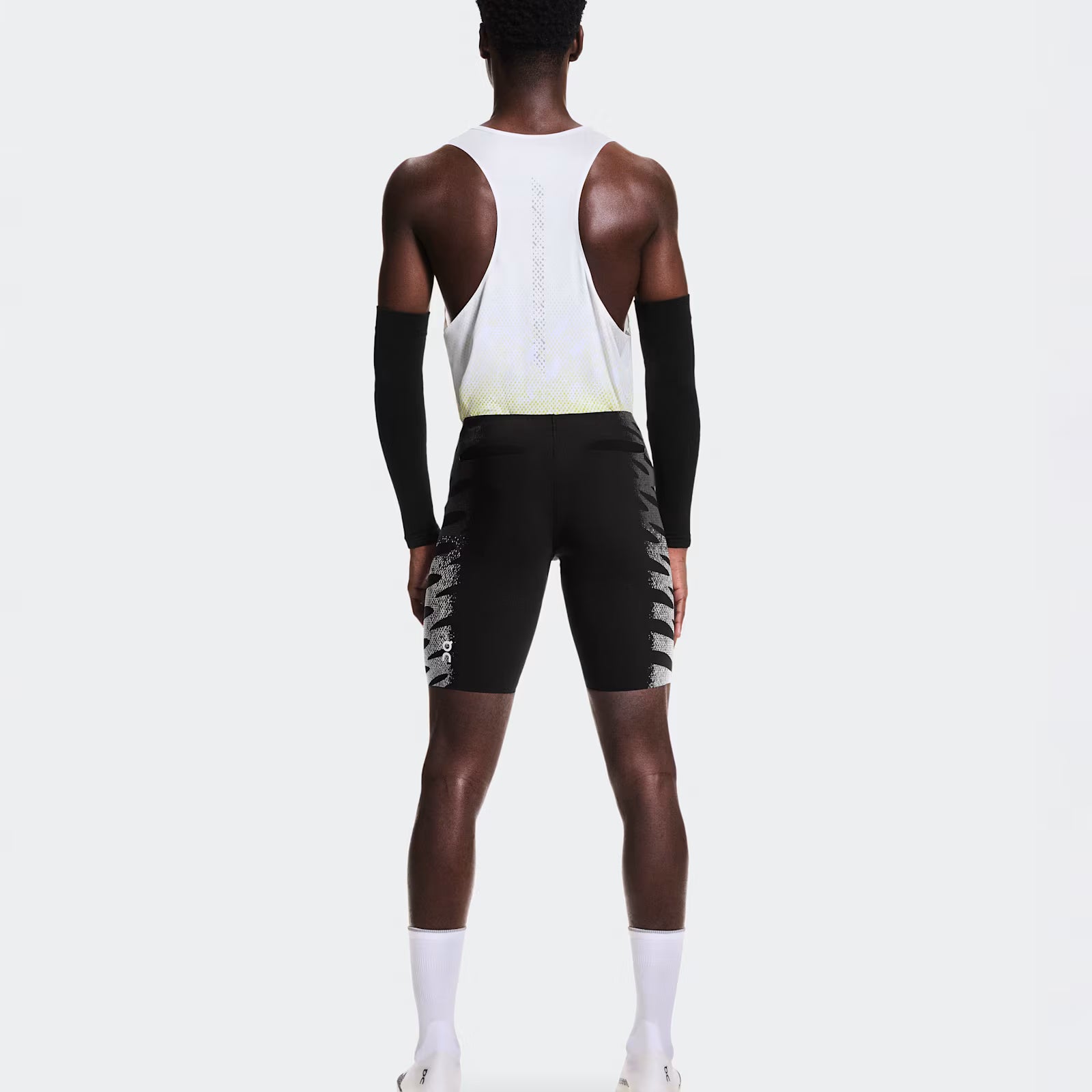 On Zero Half Tights Iron | White