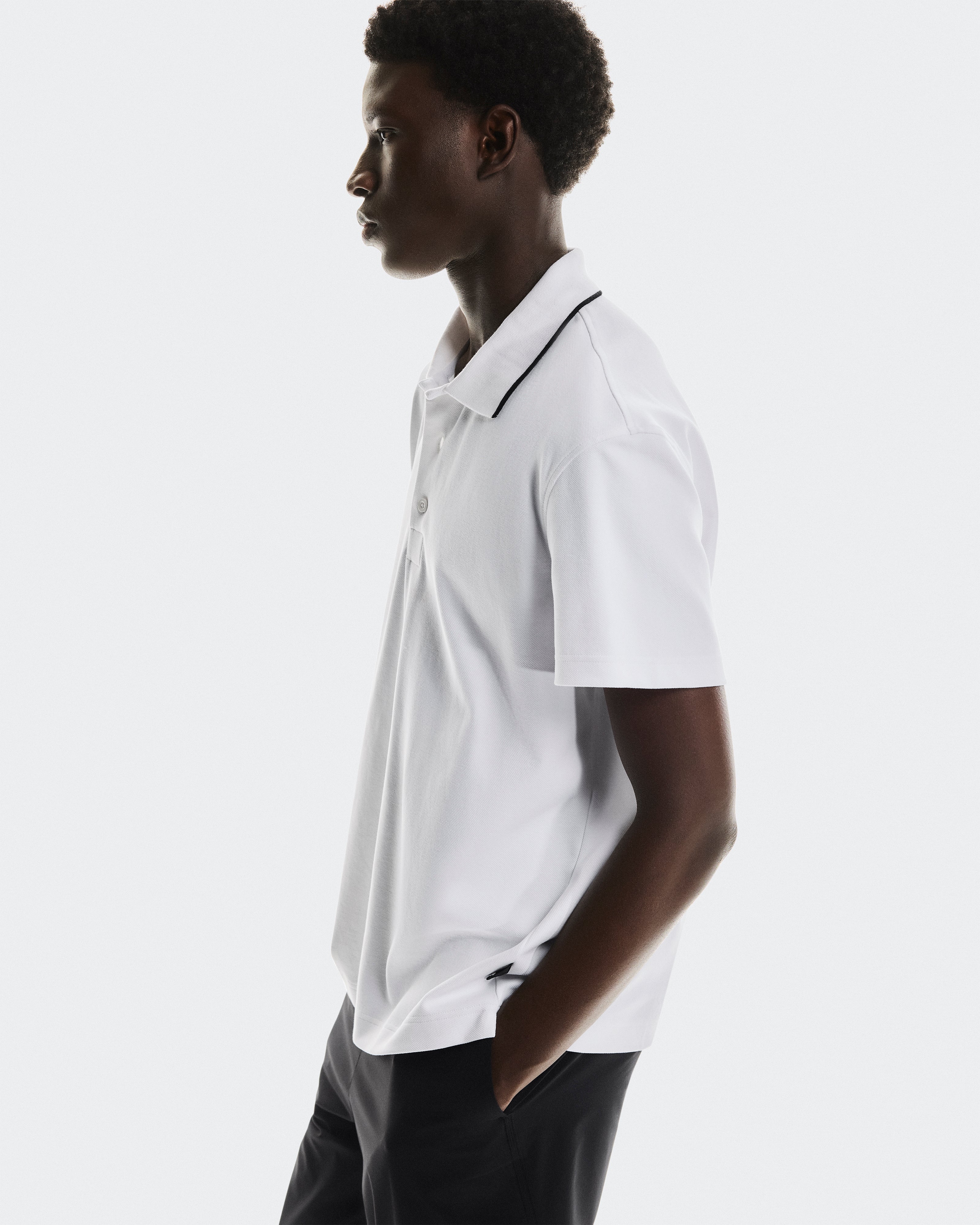 On Courtside Polo White