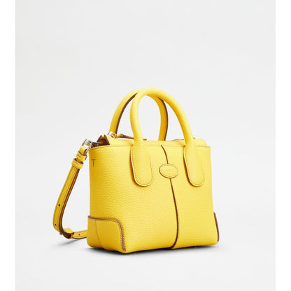 Tods Di Bag In Leather Mini Yellow