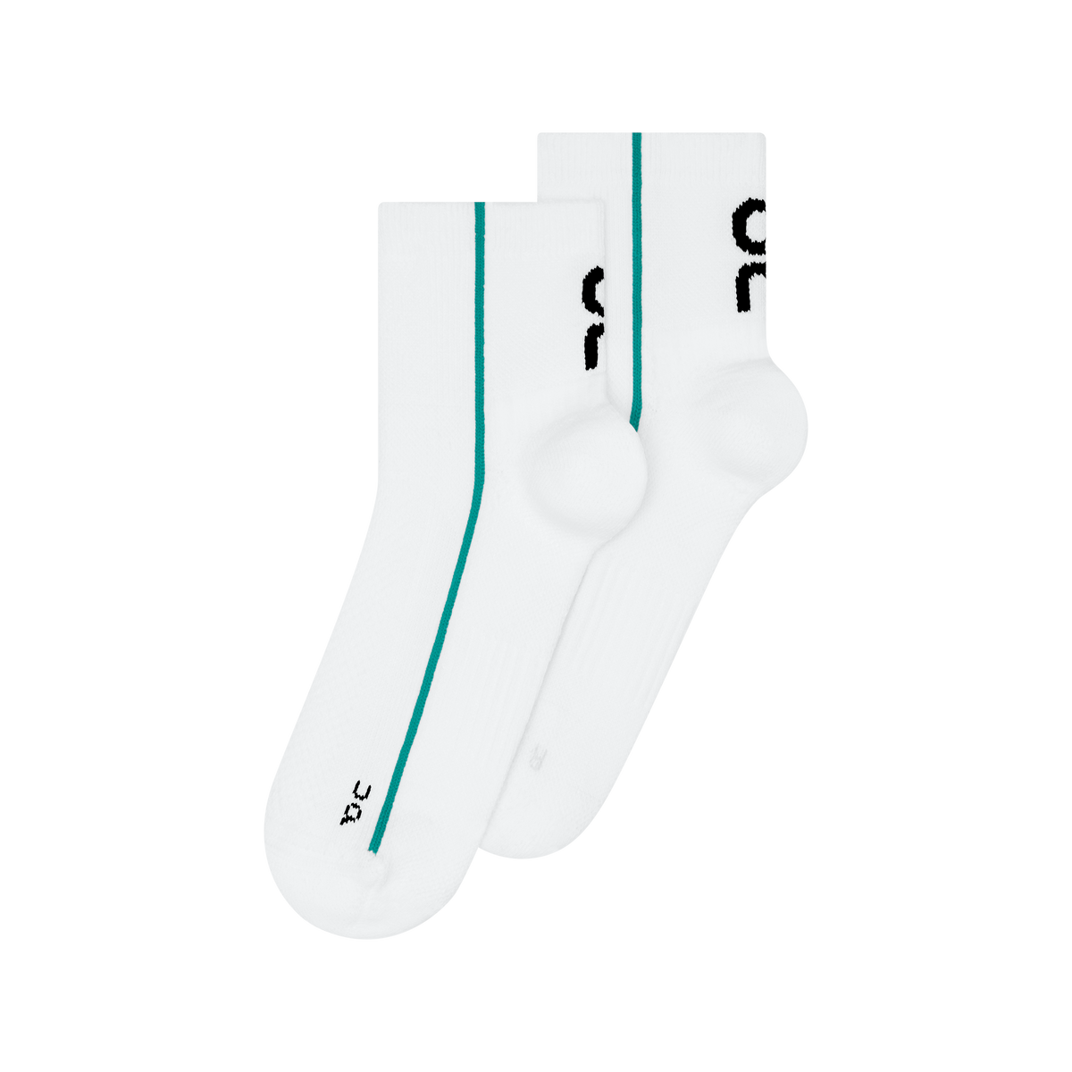 On Court Sock Mid White | Neem