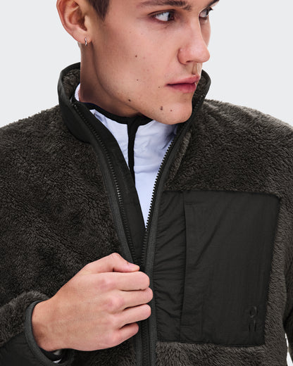 On Ascent Fleece Jacket Espresso