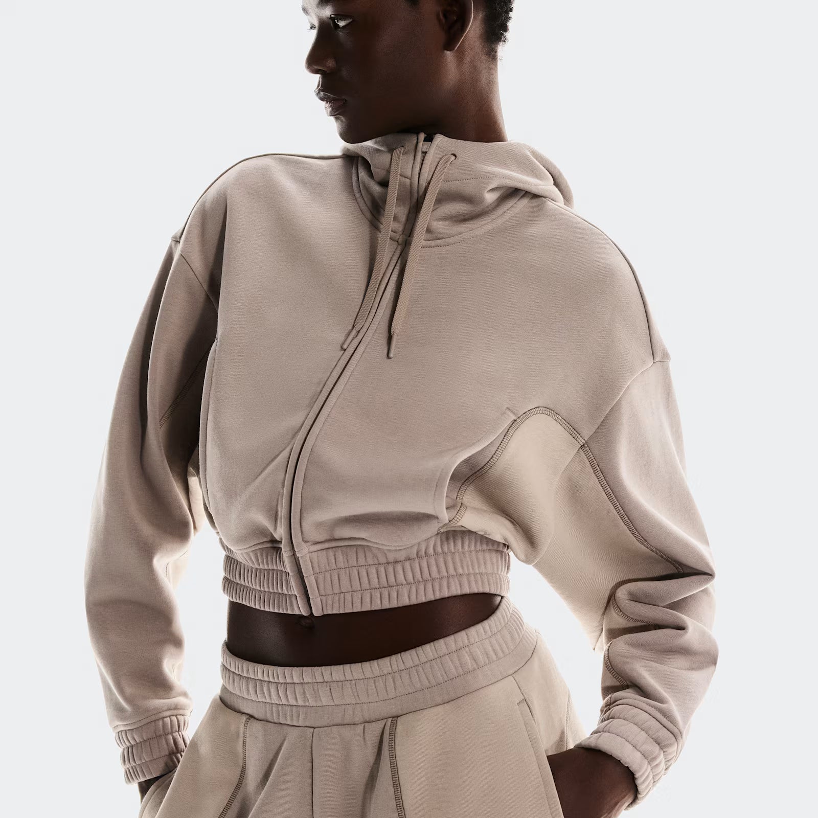 On Club Cropped Hoodie Fka Cinder | Desert (Women'S)