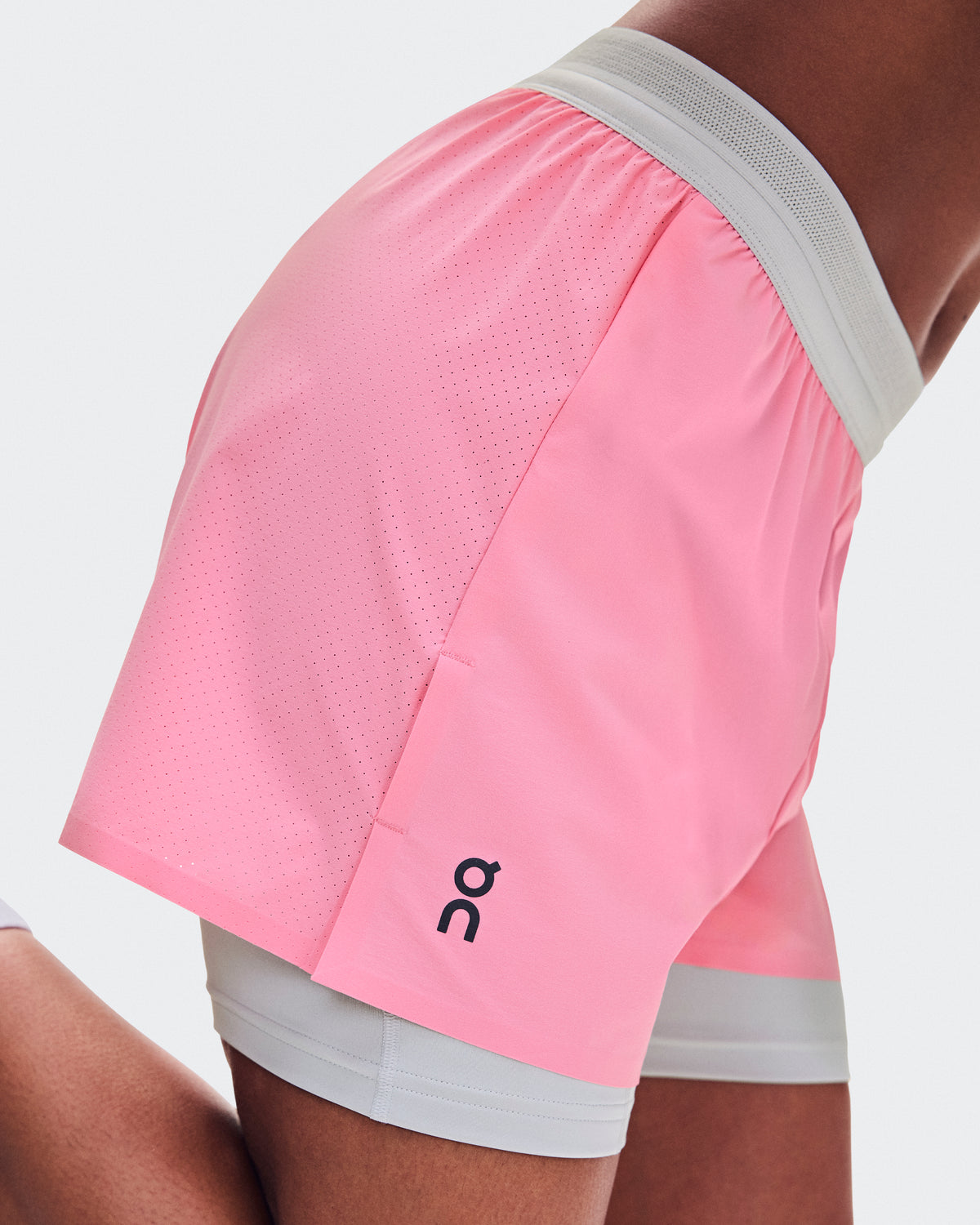 On 3" Performance 2/1 Shorts Magnolia | Glacier (Women'S)