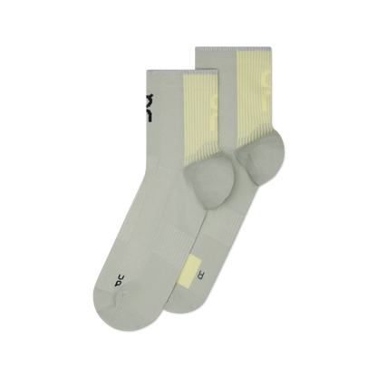 On Performance Run Sock Mid Tin | Lemonade