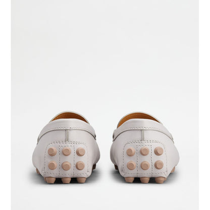 Tods Gommino Bubble In Leather Grey Womens