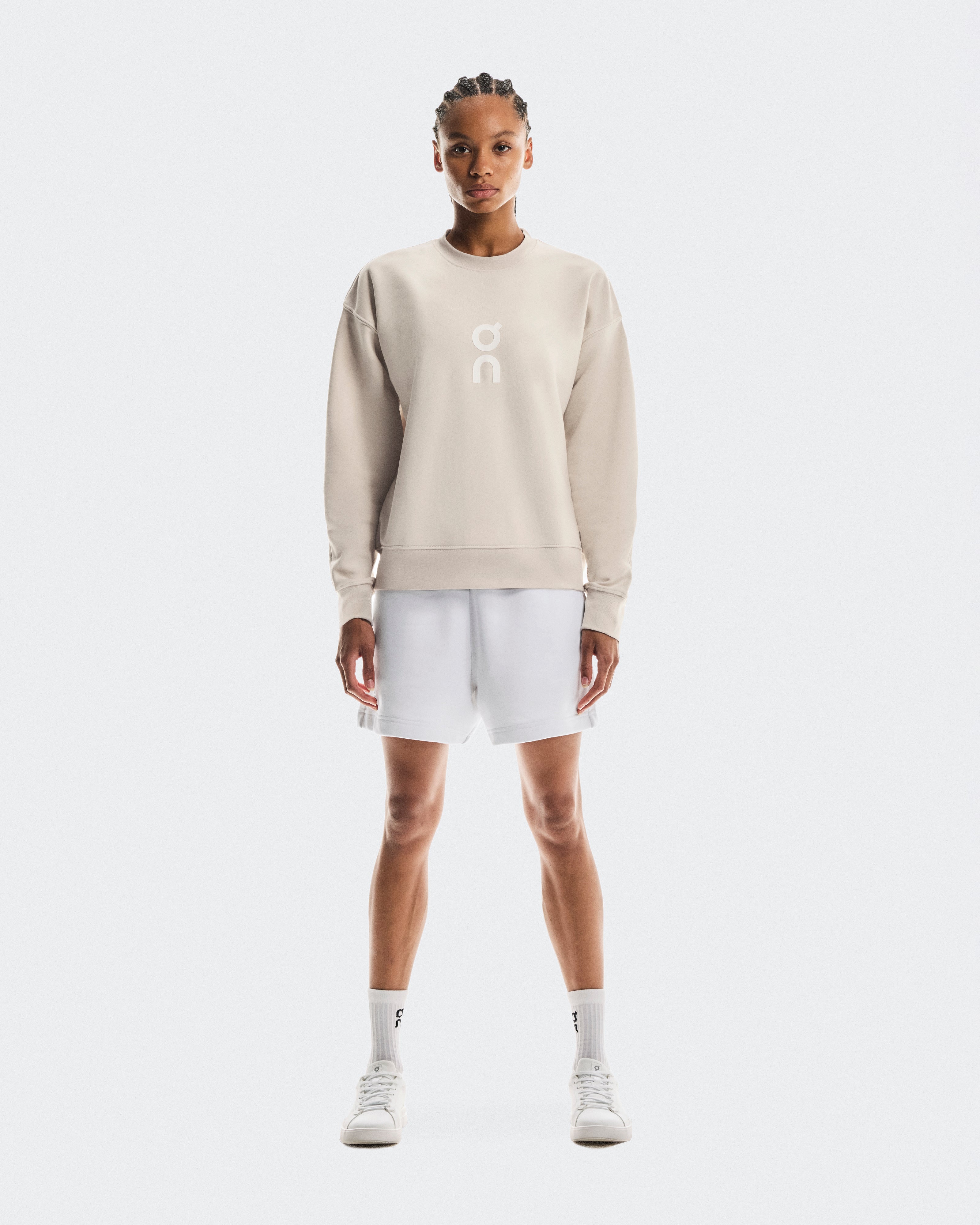 On Club Crew Graphic Silver (Women's)