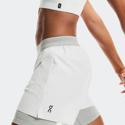 On 3" Performance 2/1 Shorts Iceberg | Tin (Women'S)