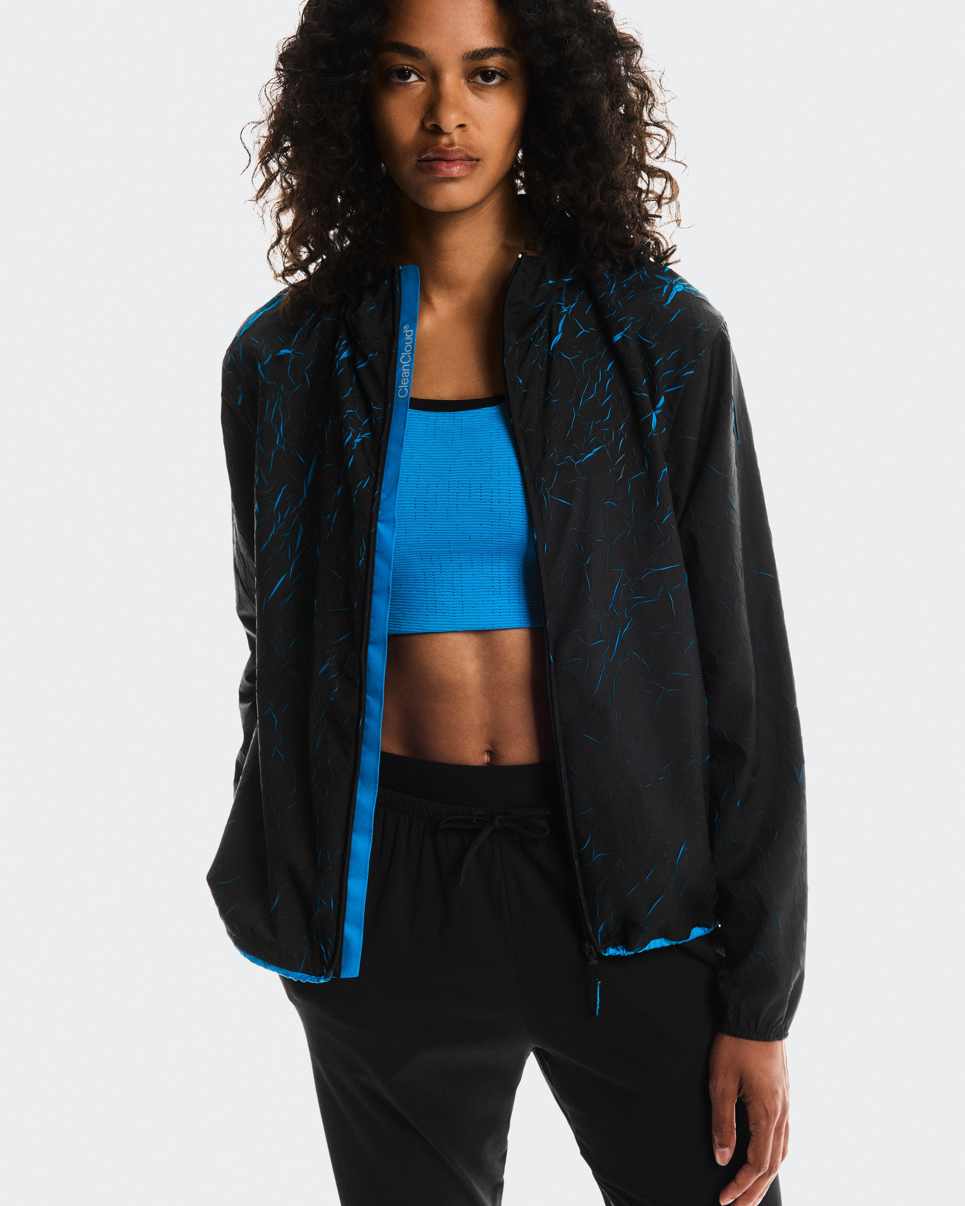 On Pace Run Jacket Malibu | Black (Women'S)