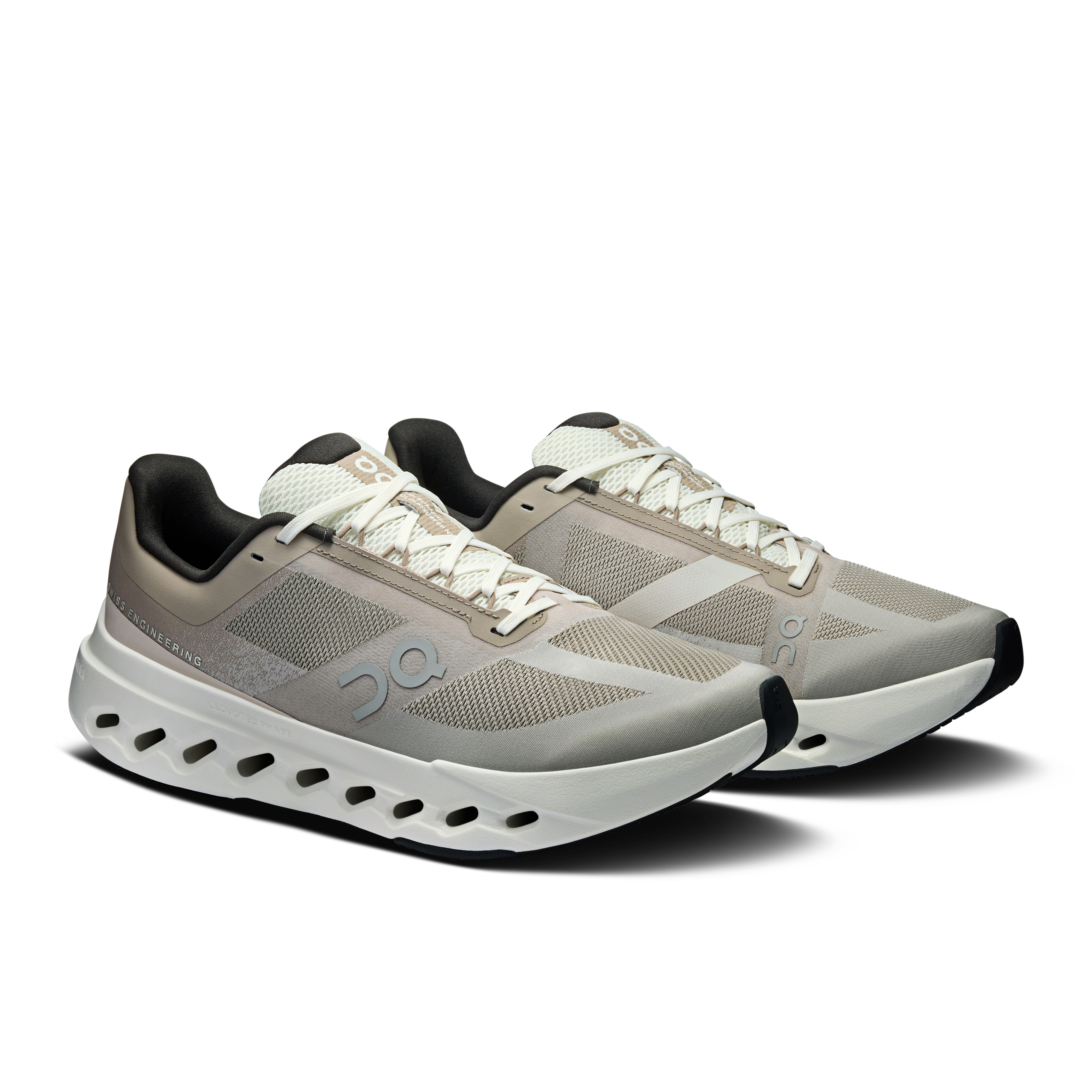 On Cloudsurfer Next Fog Ivory