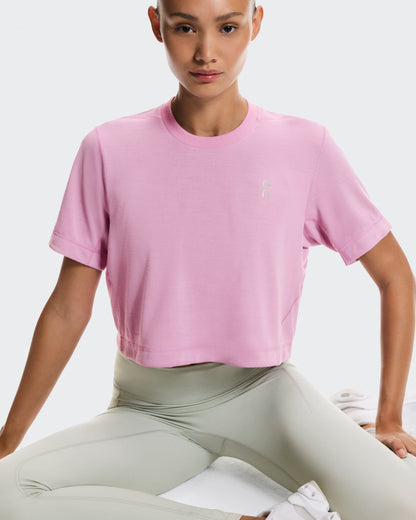 On Train-T Crop Graphic Sakura (Women'S)