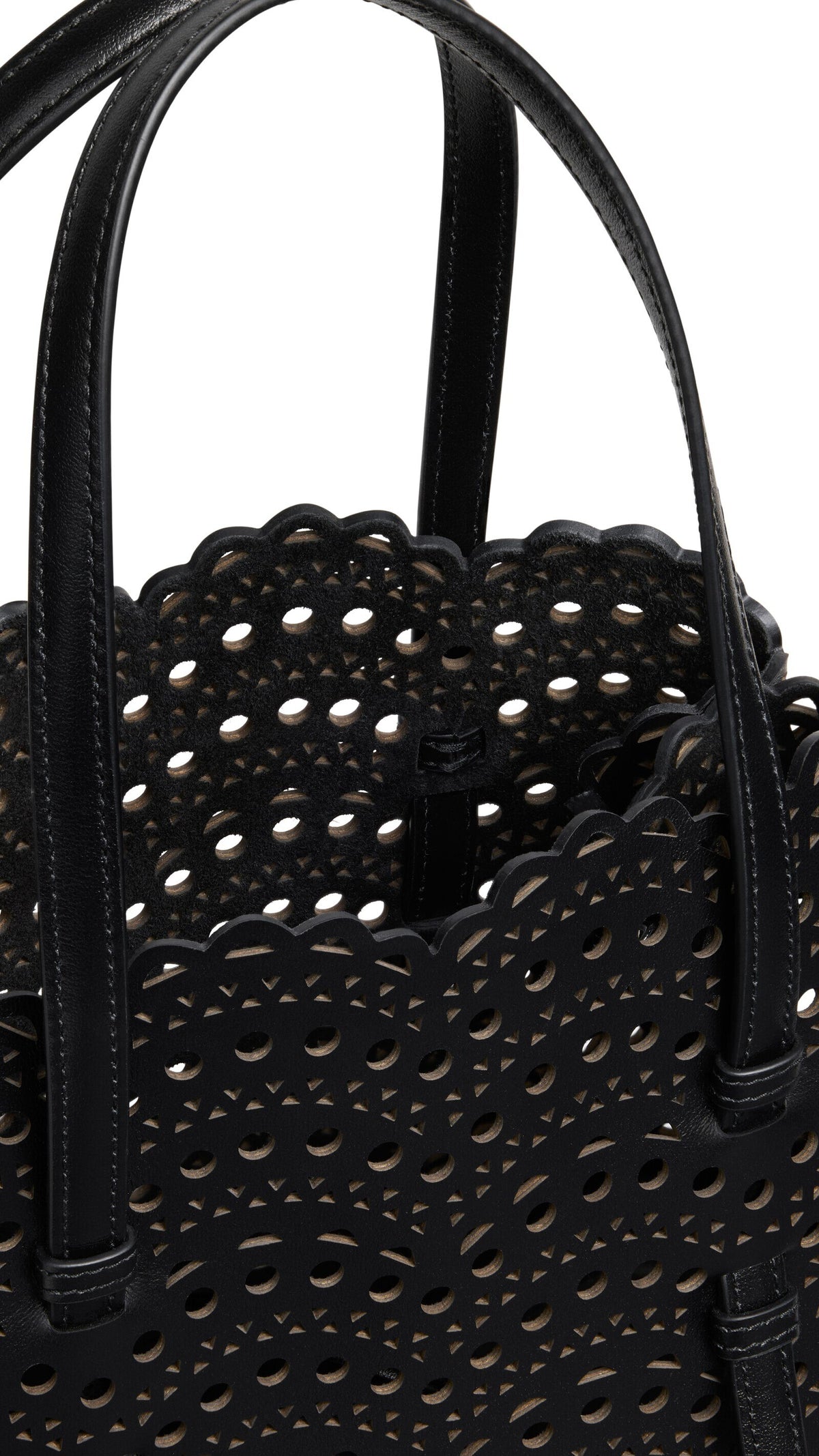 Alaïa Mina 25 Bag In Perforated Vienne Calfskin