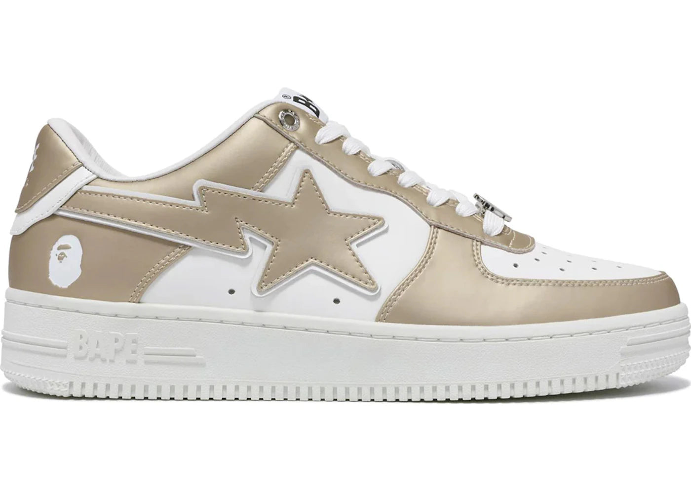 a bathing ape bape sta #4 beige